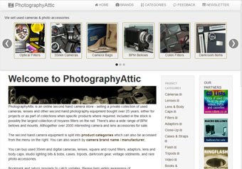 Photography Attic.com website